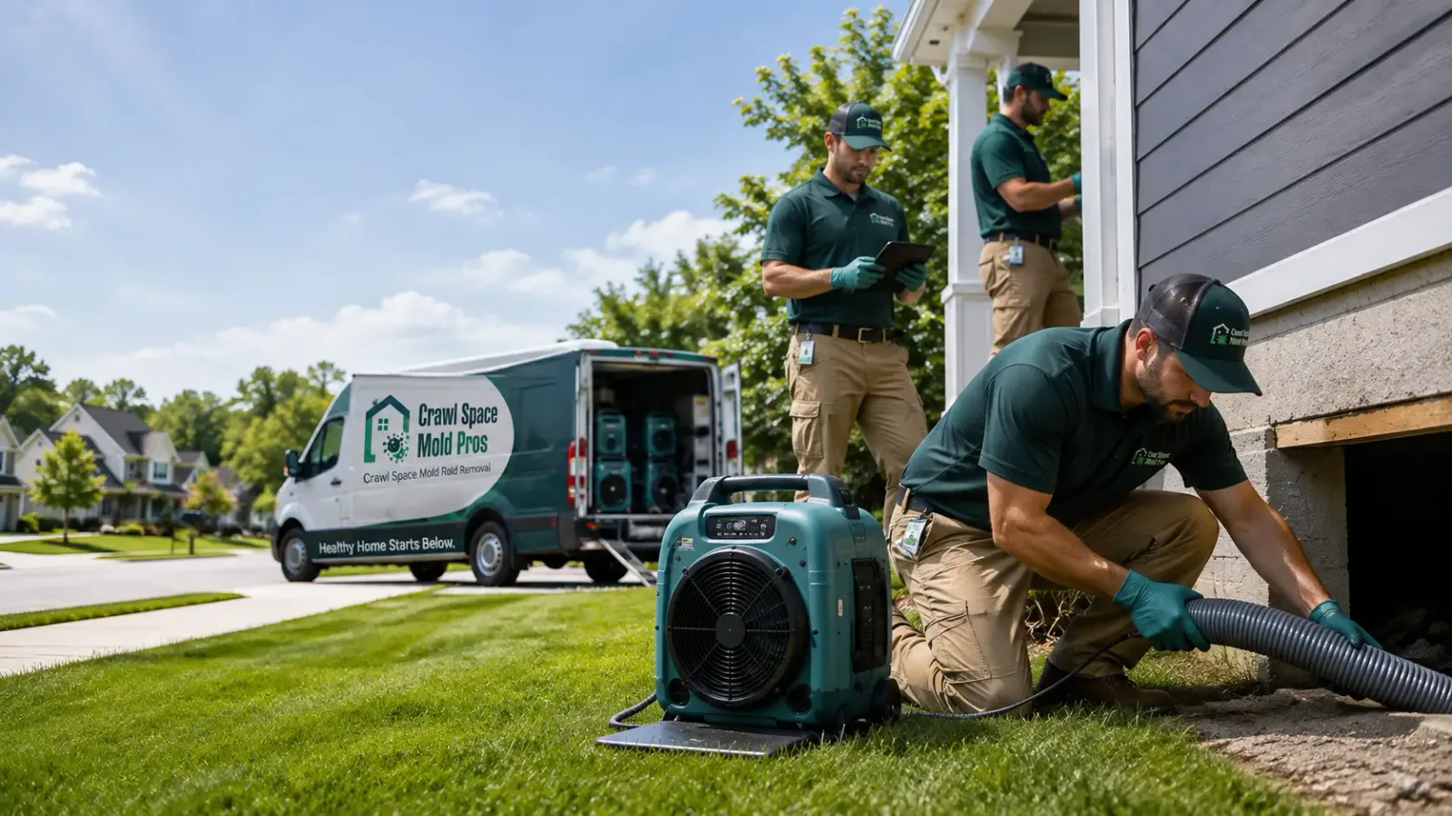 Crawl Space Mold Removal in Stanley, NY
